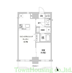 KANZE SHIBAURA RESIDENCEの物件間取画像